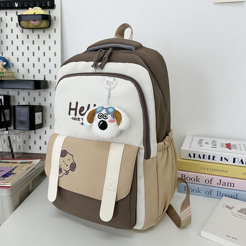 New high-value college style fresh and sweet backpack junior high school students lightweight large-capacity backpack