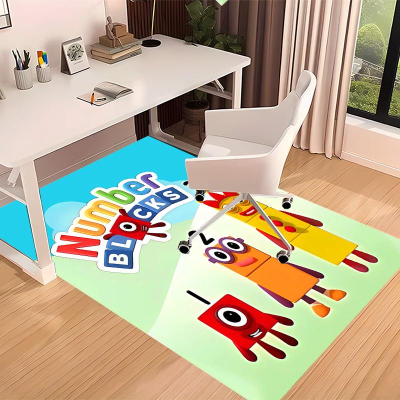 Tappeto Assorbente Lavabile Stampato Numberblocks, Tappetini Antiscivolo per Bagno, Tappeti da Cucina, Tappetino Yoga, Ingresso Soggiorno, Tappeti da Campeggio Picnic