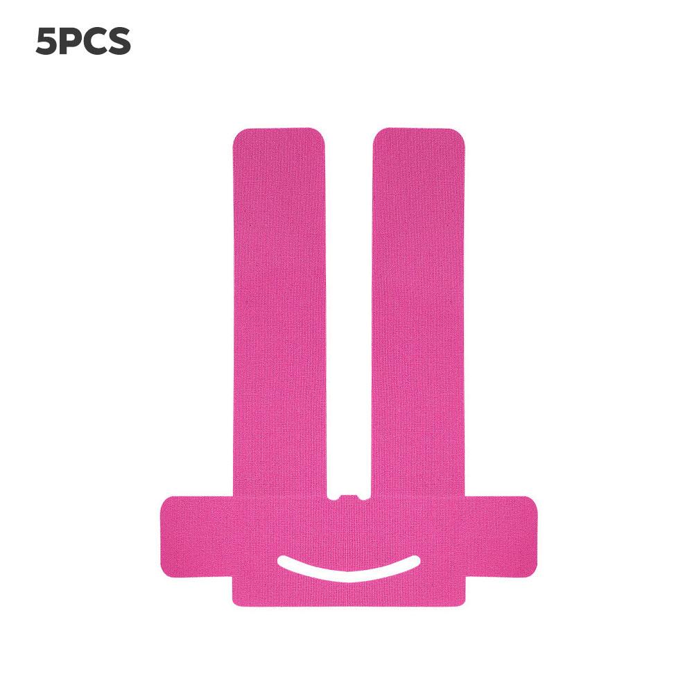 5Pcs Sport Tape for Knees Breathable Muscle Patch Elastic Multifunctional Pre-cut Knee Patch Pads for Daily Travel Weightlifting