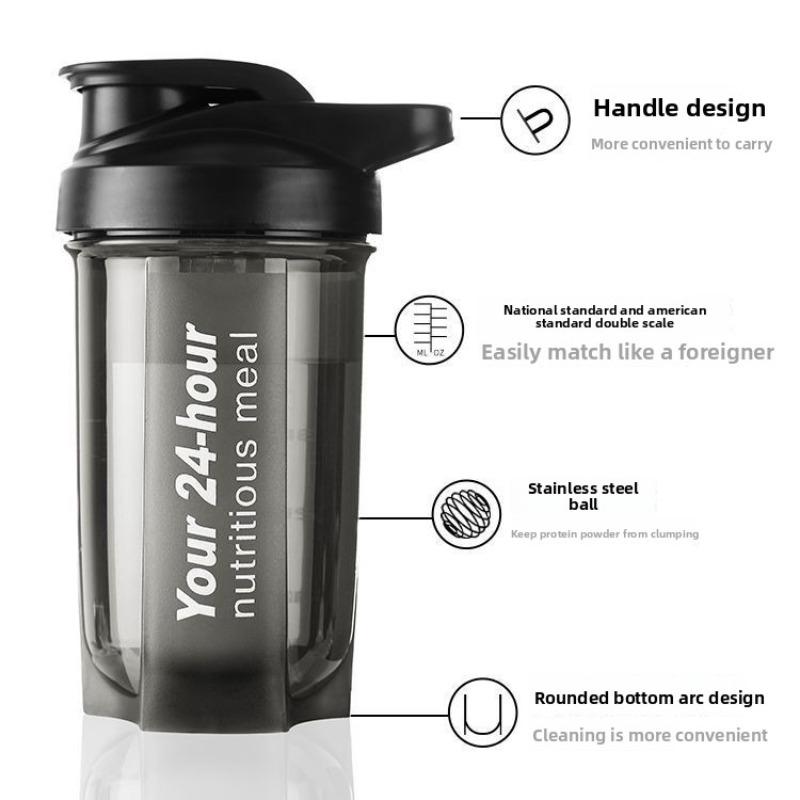Protein Powder Shaker Cup, Mixing Cup, Fitness Exercise Portable Water Cup, Portable Water Bottle, Large Capacity Cup