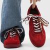 Comfortable And Versatile Thin-Soled Casual Forrest Gump Shoes Lace-Up Outdoor Board Shoes Round Head Commuting Shoes Men'S British Style