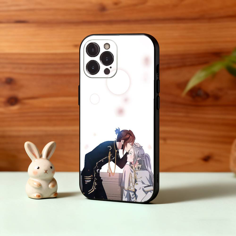 T-The B-Beginning After End Anime Phone Case For iPhone17,16,15,14,13,12Plus,Pro Max,XS,5G Soft Silicone Black Cover