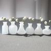 1:12 Dollhouse Miniature Glass Bottle Storage Jar Mini Geometric Shape Bottle Sealed Storage Bottle With Lid Vase Model Toys