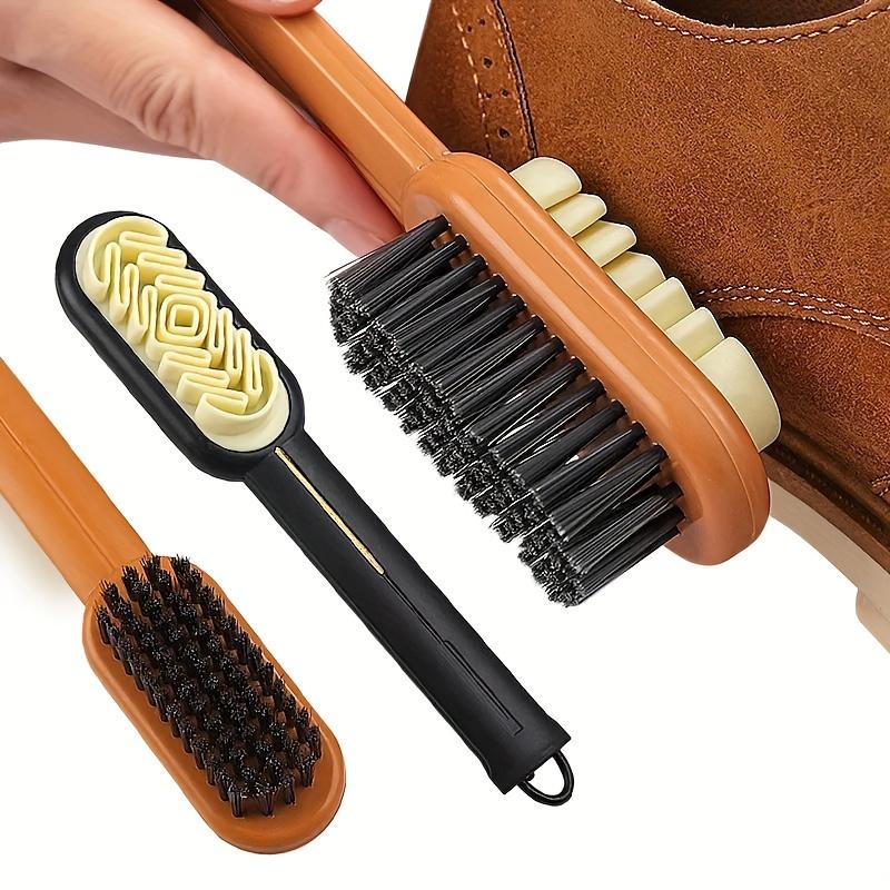 2-in-1 Cleaning Eraser and Bristle Brush, Refurbishing and Protecting Your Suede, Suede Shoe Brush and Sweater Brush
