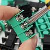 Pitch 1 6mm 2 3mm 3 2mm Barrier Screw PCB Terminal Block Straight 2/3/4 Pin Connector Set Electrical Wire Clamp Fixed Mount