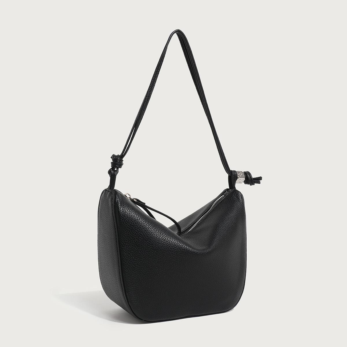 

Simple Dumpling Bag New Daily Shoulder Bag Underarm Bag Fashion One Shoulder Crossbody Bag Large Capacity Soft Leather Women s Bag