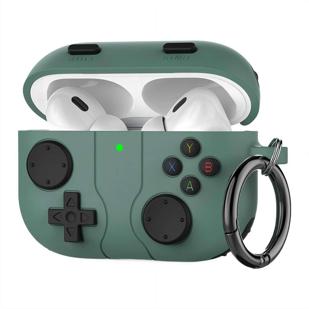 2026 Earphone Case for AirPods Pro 3/4 Retro Handheld Game Console Design Soft Silicone Protector Case Cover For Apple Airpods 4