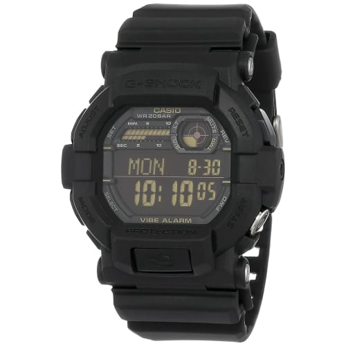 

CASIO G-SHOCK Men s Digital Vibration Watch GD-350-1B Black (Overseas Model)