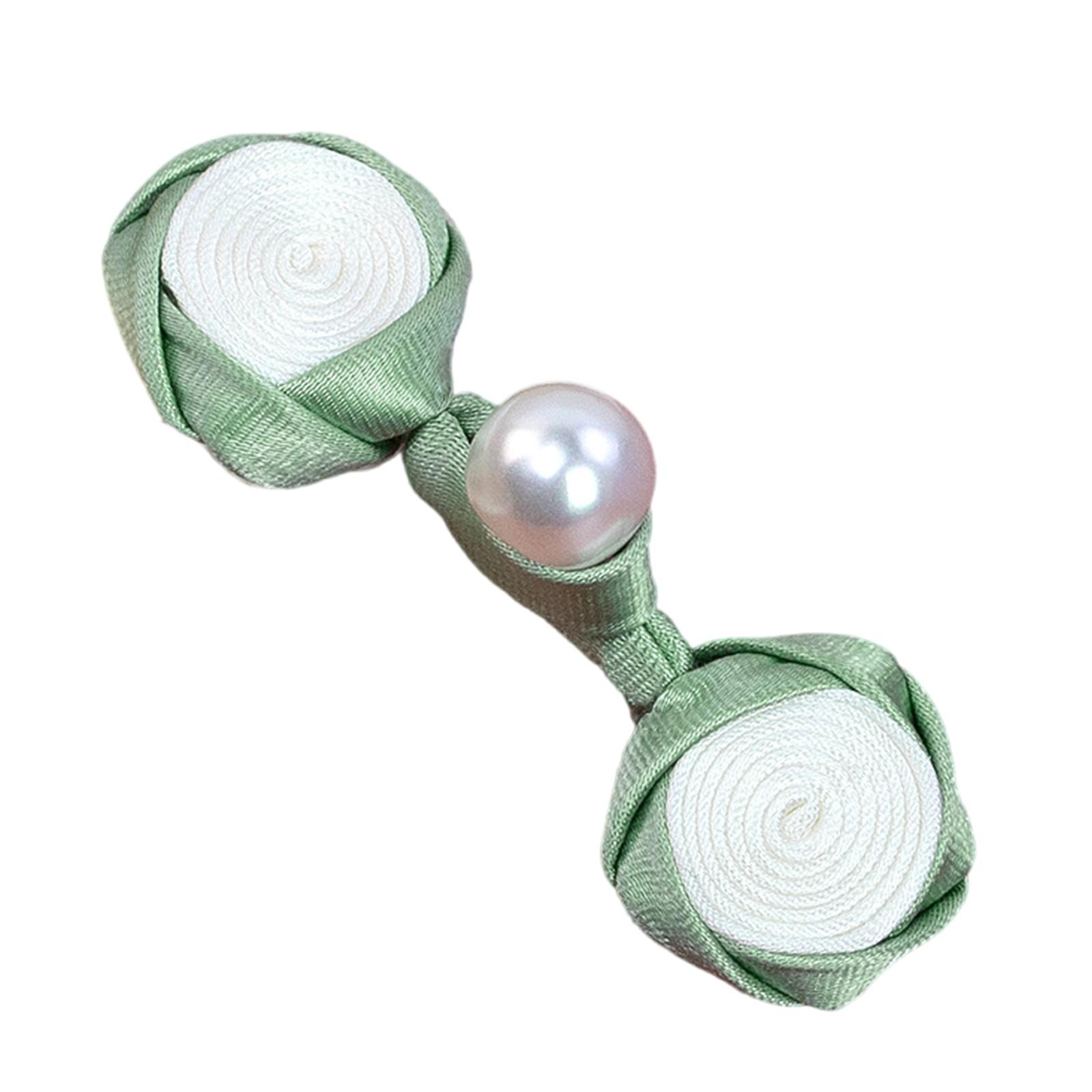 

Китайский Cheongsam Пряжка Традиционный узел Застежка Жемчуг Китайские узлы Пуговицы DIY Ручная работа Сумка Одежда Аксессуары A7