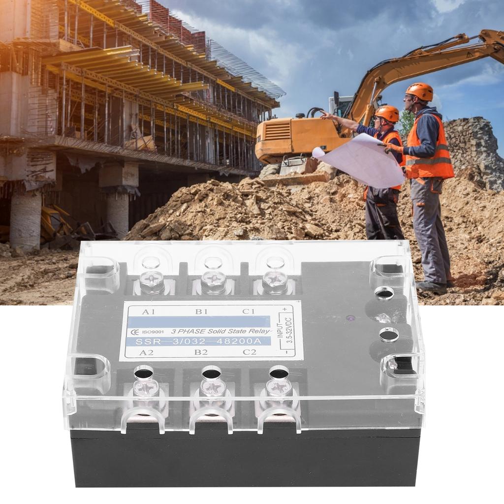 3‑Phase SSR  Control AC 480V 200A Solid State Relay Industrial Equipment SSR‑3 D48200 200A