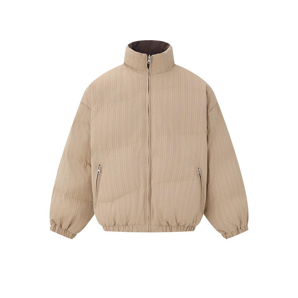 FORN3 Unisex Double-Sided Winter Cotton Jacket N1861 - Trendy Retro Workwear for Cold Weather