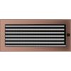 Vent Cover 17x37 galvanic copper with blinds