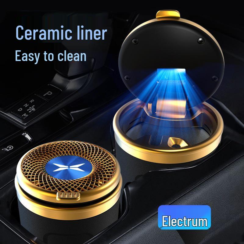 Creative, Illuminated Ashtrays for XPeng Motors P7/G3/P5/G9 – Perfect for Men and Women.