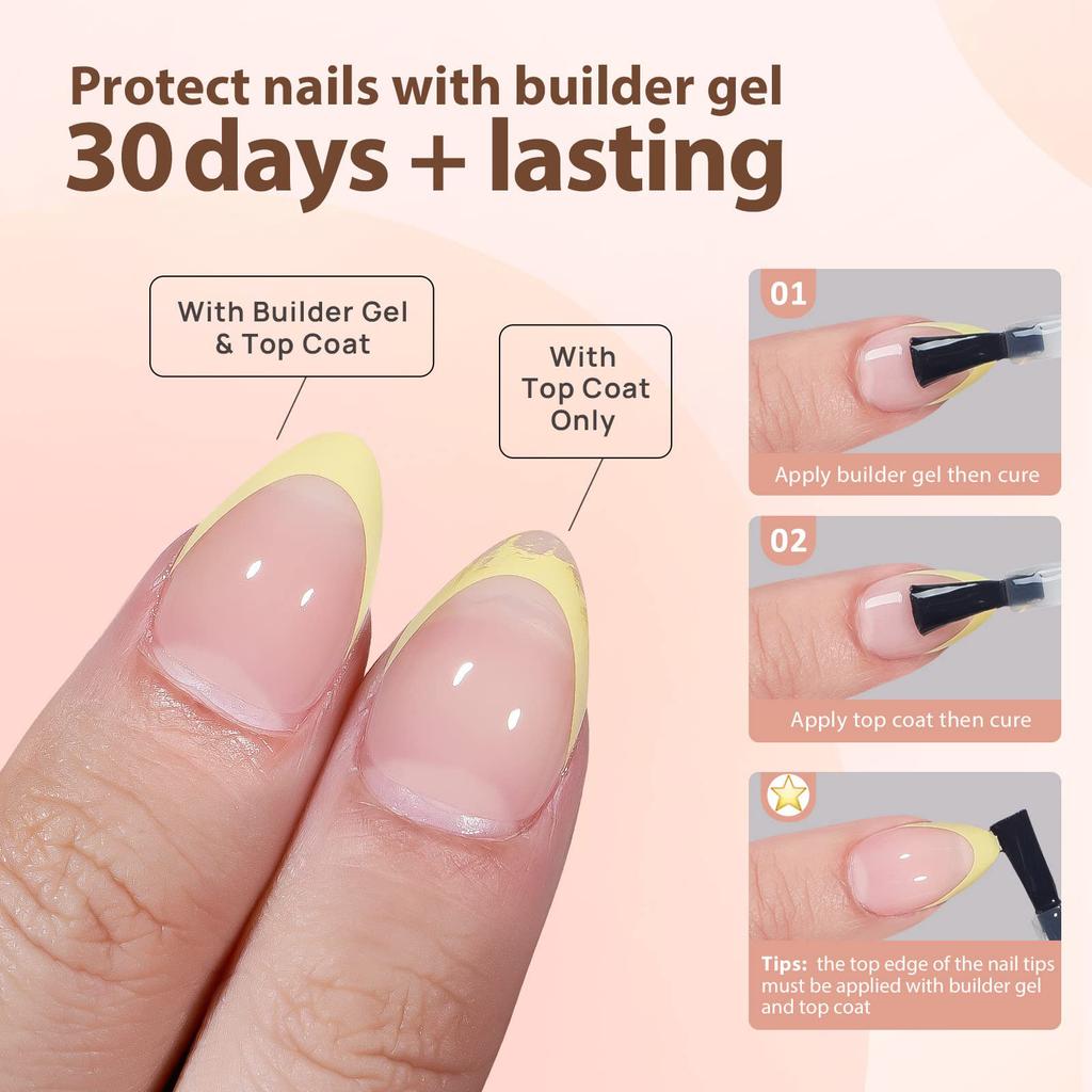 Xiaomi 150pcs Multi-size False Nail Press On Acrylic Nails Almond French Wearing Armor Removable Convenient 6 Colors Fake Nail