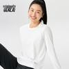 BENLAI Women's Anti-Bacterial Round Neck Long Sleeve Knit Tee