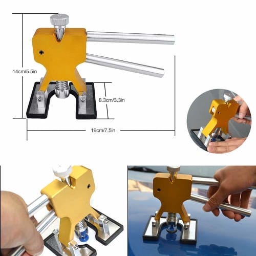 Furuix Car Dent Repair Tool Kit, Car Dent Repair Tool Set, Dent Removal, Vacuum Lifter, Dent Extrusion Tool, Sheet Metal Work, Complete Kit, Dent Tool