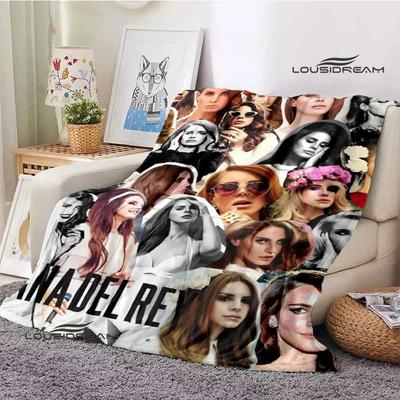 Lana Del Rey Retro Druck Decke Kinder Warm Flansch Haus Reise Bettbezüge Geburtstagsgeschenk