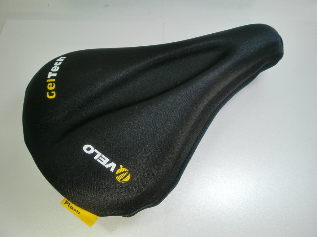 Plush Velo Saddle Cover with Gel Fill and Center Slim Size 310 (VLC-032) Groove, Fit,