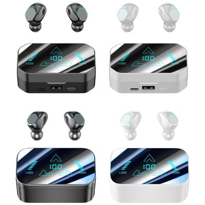 Bluetooth-compatible Headphones Wireless Earbuds with Charging Case Digital Display in-Ear Earbuds with Microphone