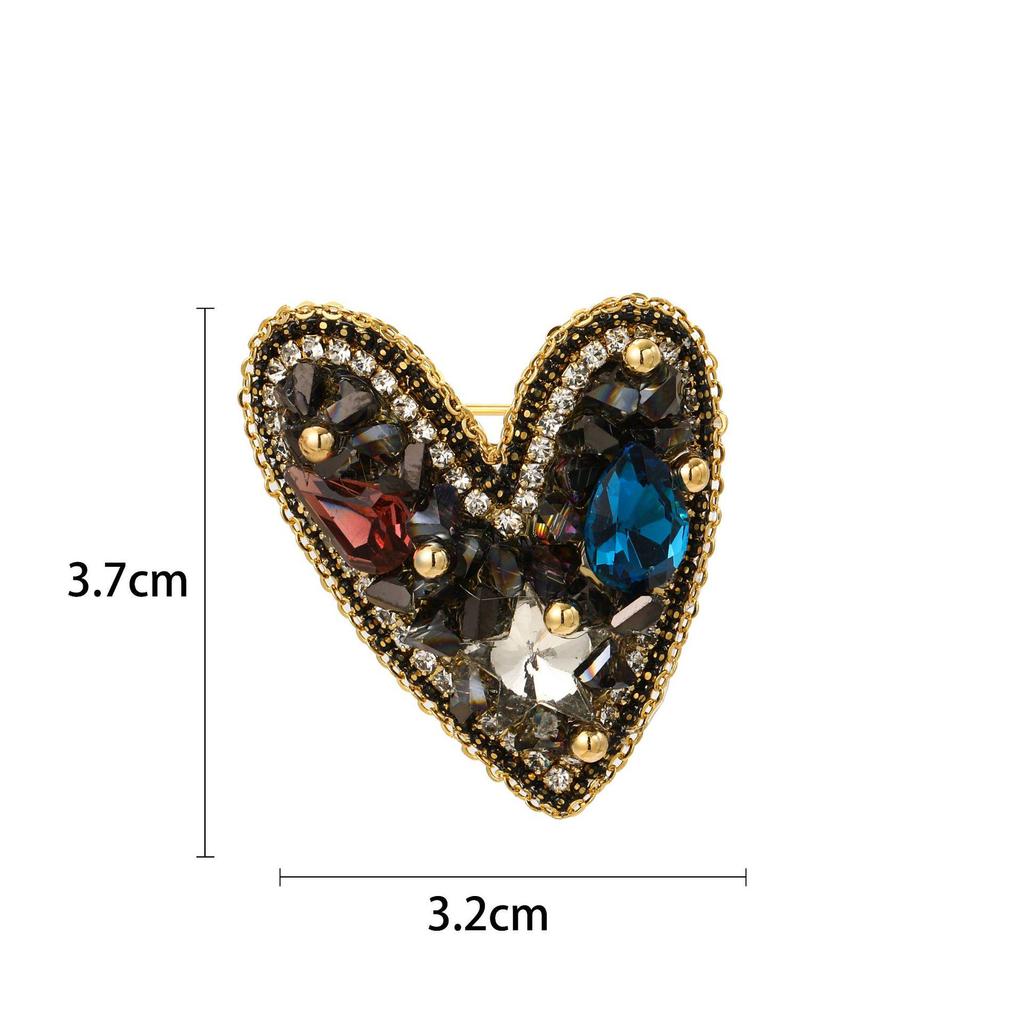 Snowflake & Butterfly Zircon Brooch with Freshwater Pearl for Women's Korean Style Suit Coat