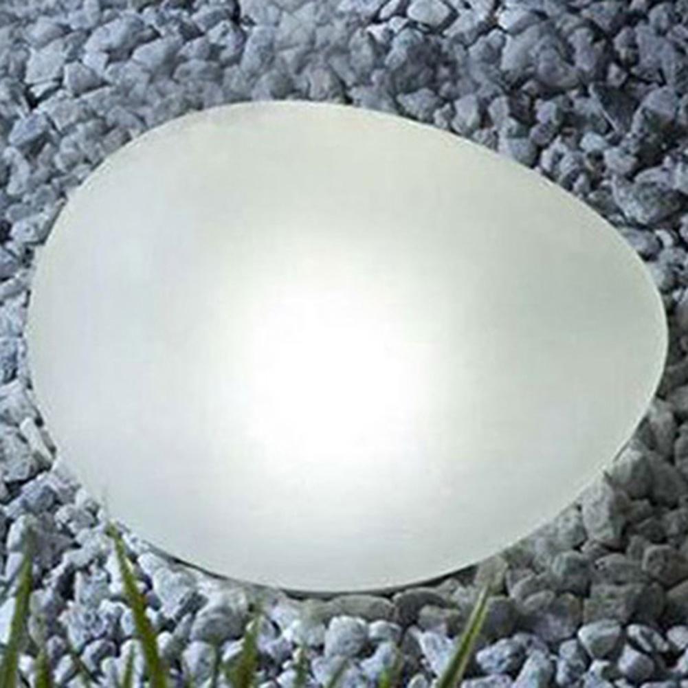 Glow Cobble Stone IP55 Waterproof Solar Floor Light 600mAh Garden Lawn Light Last Up To 8H Solar Cobble Stone Lamp for Yard Lawn