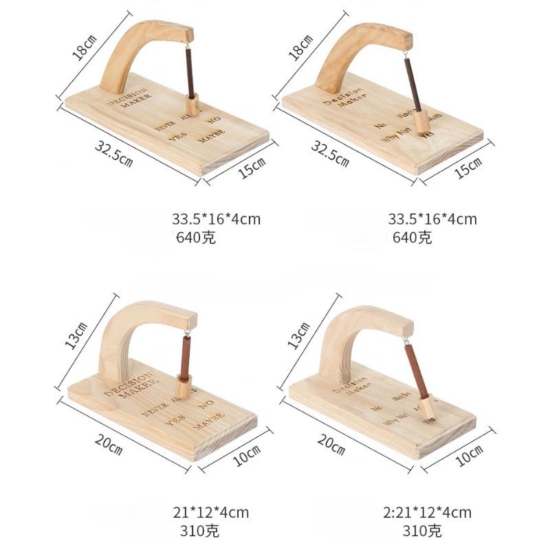 Magnetisk Pendel Beslutningstaker, Pendelbrett med Svingende Pinner i Tre Ja Nei Kanskje, Raskt Beslutningsverktøy, Flott for Soverommet ditt