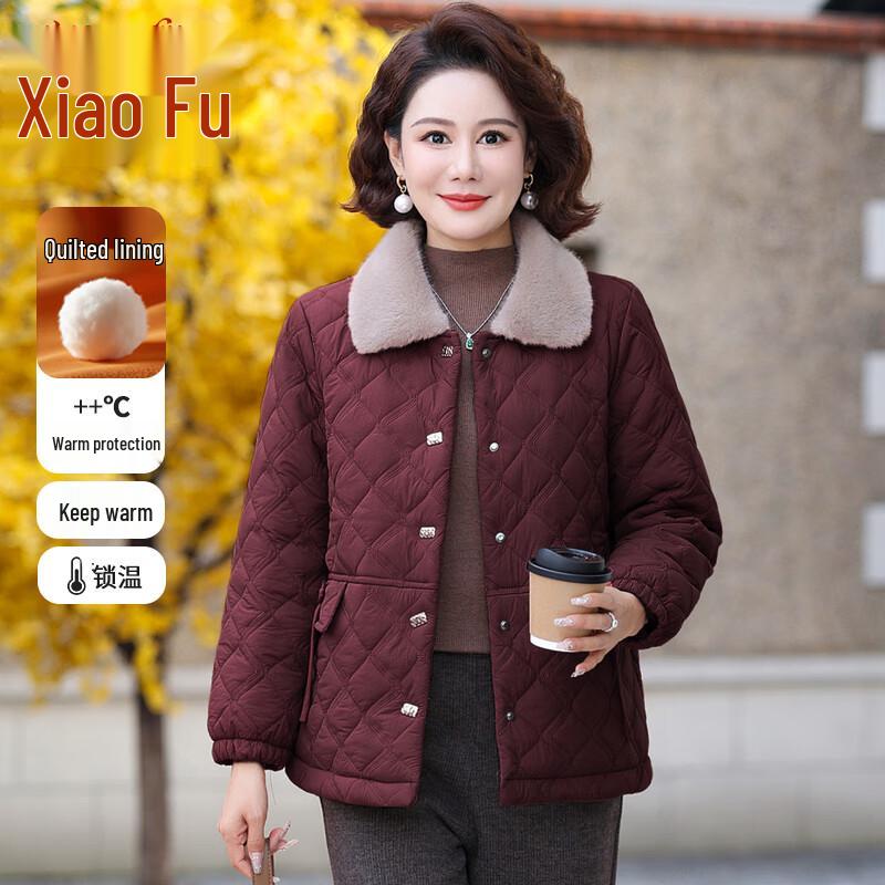 

Xiaofu Women s Winter Padded Short Jacket 4XL
