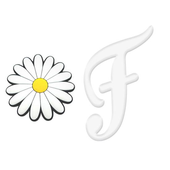 English Letter Hole Bag Charm Lightweight Reusable Beach Tote Handbag Hole White Alphabet Decoration DIY Hole Bag Accessories