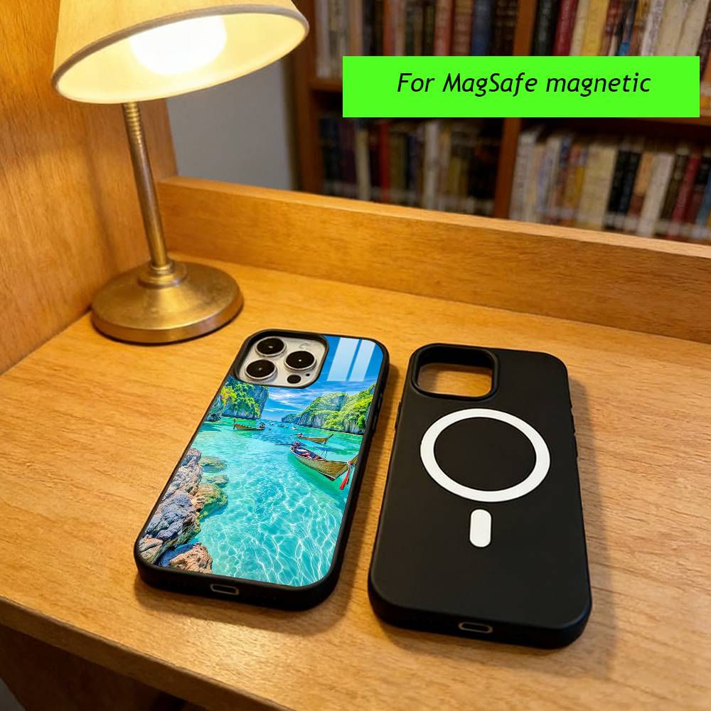 Beautiful natural scenery Phone Case For iPhone17,16,15,14,13,12,11 Plus,Pro Magnetic with Magsafe Wireless Charging iPhone12PRO