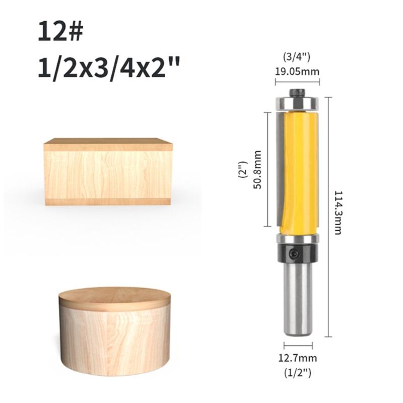 High Performances Engraving Router Bit with Various Profile 1/2inch Shank for Wood Plastic Composite Materials