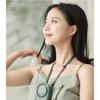 Portable Neck Fan with LED Display, Battery Powered Necklace Fan with Over 10 Hours Working Time on Setting 1, for Running, Hiking, Camping, and