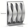 1pc Premium Wall Mounted Toothbrush Holder Storage Stainless Steel Razor Holder Self-Adhesive for Shower Bathroom Organizer