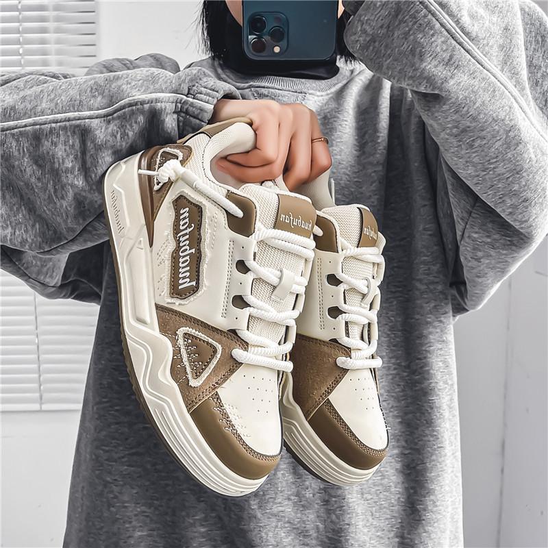 

Мужская обувь 2024 года, новая осенняя нишевая модная брендовая универсальная повседневная обувь для сноуборда, молодежная спортивная обувь для сноуборда, модная обувь на платформе 44