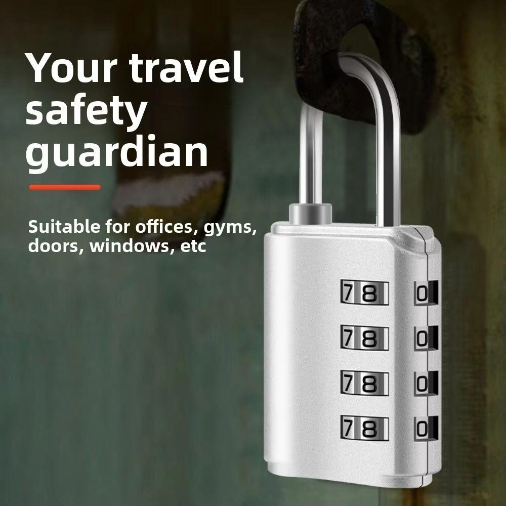 Weatherproof Protection 4 Digit Password Lock Rustproof Dormitory Cabinet Lock Fences Cabinet
