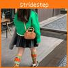 Adorable Bear Mini Keychain Shoulder Bag For Kids Stylish Pu Design Material