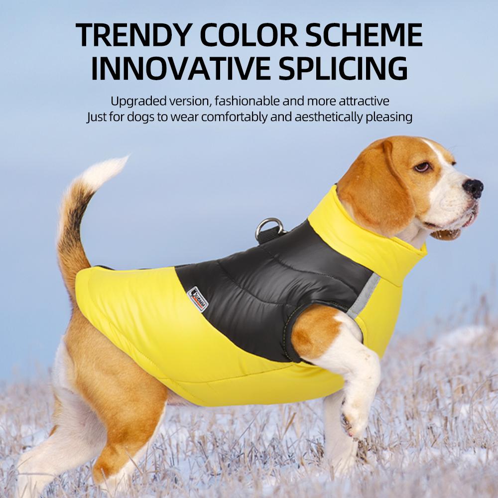 Wasserdichte Winterhundekleidung, warme Haustier-Baumwolljacke, Weste für kleine große Hunde, Welpen, französische Bulldogge, Mantel, Chihuahua, York-Kostüm