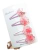 Spring 25-Piece Girls' Hair Clips: Butterfly, Flower, Glitter, and Luminous Designs