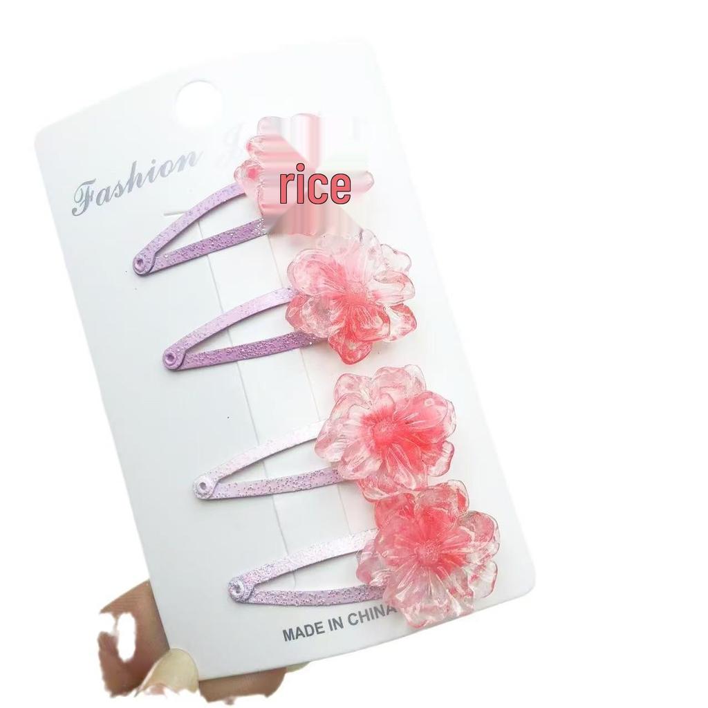 Spring 25-Piece Girls' Hair Clips: Butterfly, Flower, Glitter, and Luminous Designs
