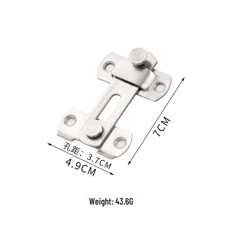 90° Stainless Steel Anti-Theft Door Latch for Barn & Pet Cage