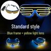 LED Light-Up Party Glasses for Stage Performances and Events