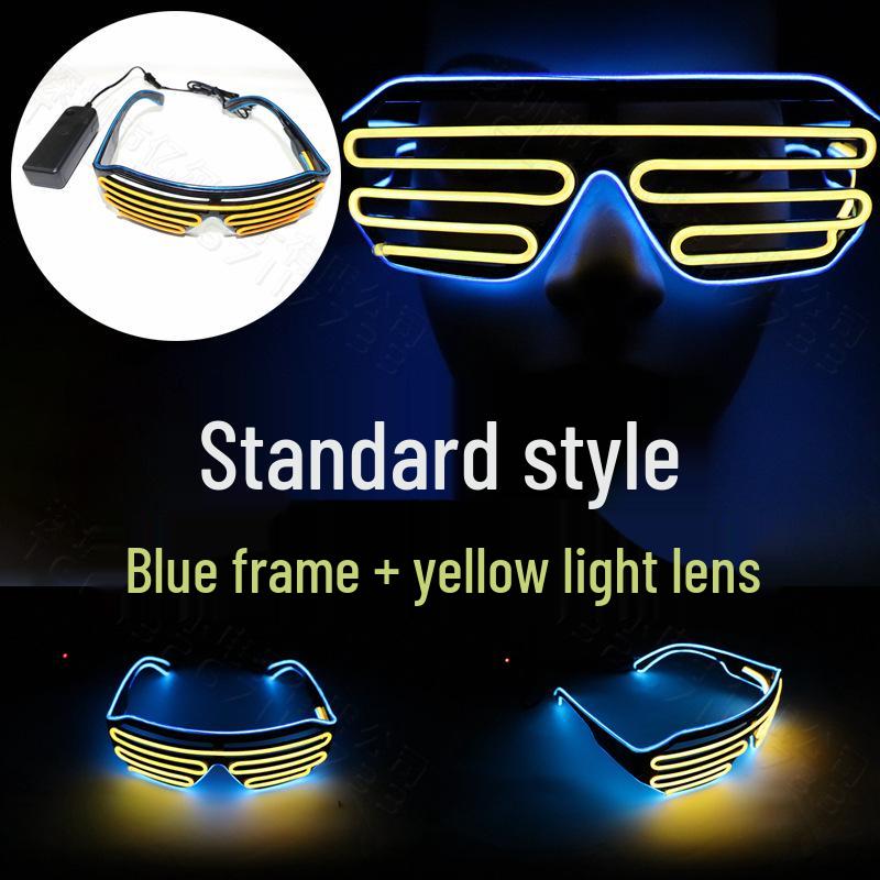 LED Light-Up Party Glasses for Stage Performances and Events
