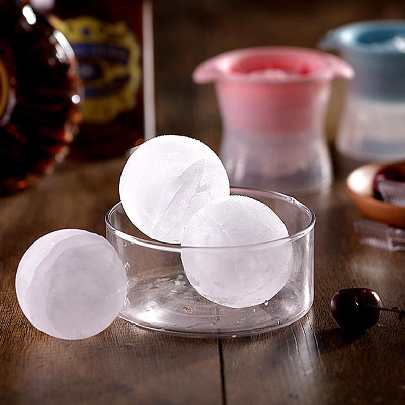 Silicone Sphere Ice Cube Mold Kitchen Melting Diy Ice Ball Round Making Mould