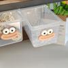 Drawer-Type Storage Box Under Mirror Cabinet Transparent Cartoon Toilet Cotton Bathroom Cabinet Drawer-Type Shelf Jewelry Case