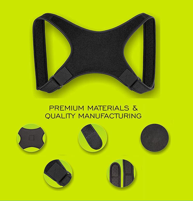 Unisex Breathable Back Posture Corrector for Adults - Comfortable Anti-Hunchback Design