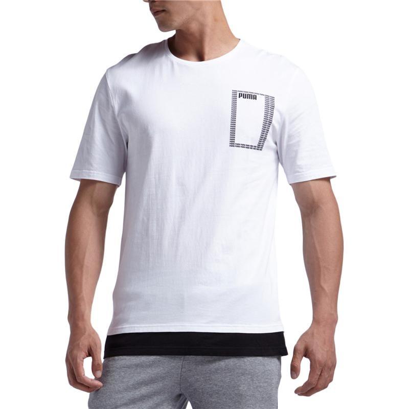 Puma T Shirts Men's Crew Neck Moderate Straight Fit 853172-02