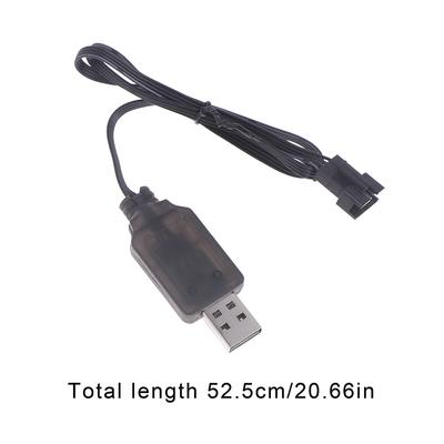 1Pcs 7.4V Sm-4P Plug Usb Charger For De36W De65 Hm202 Ec08 Ec16 Rc Car M416 Electric Gel Ball Blaster Battery Charger
