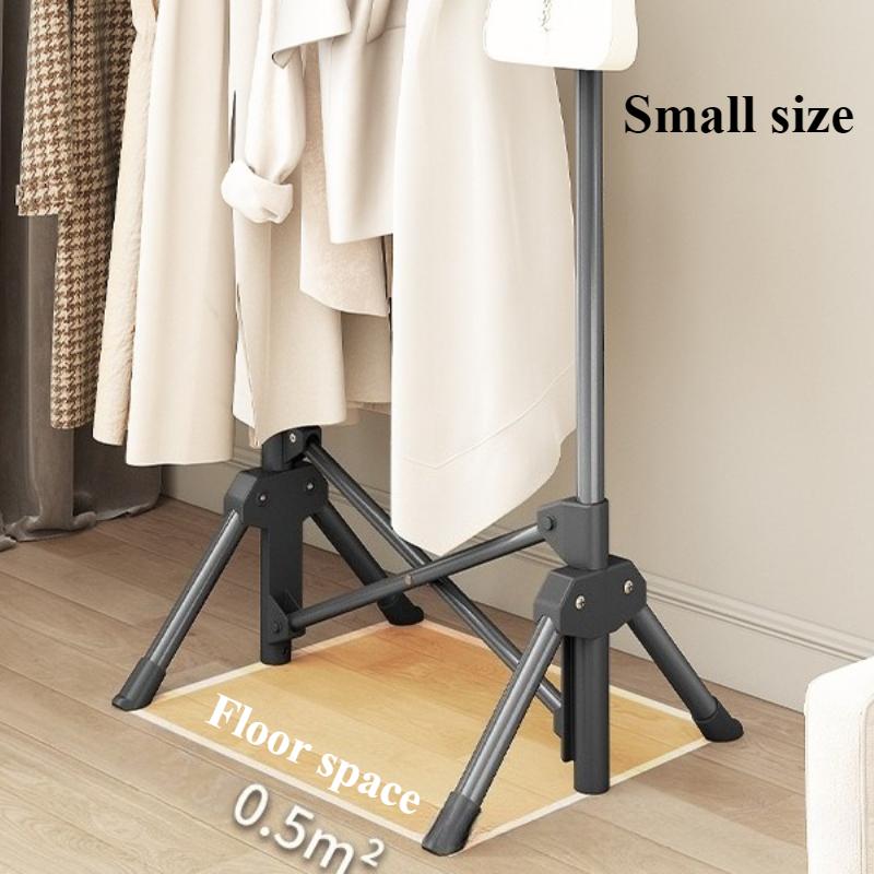 Folding Drying Racks Simple Balcony Floor Clothes Hanger Modern Portable Laundry Drying Rack Multifunction Storage Bracket
