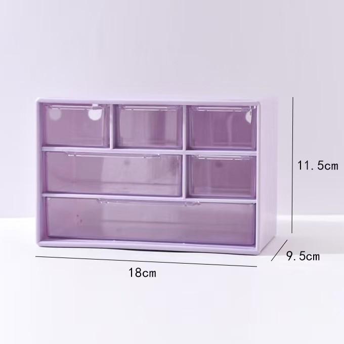 

Прозрачный органайзер с девятью отделениями для хранения украшений и косметики