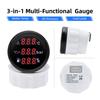 52MM 3 IN 1 Gauge Sensor Oil Pressure Gauge Gauge Oil Pressure For Boat Car ATV Accurate