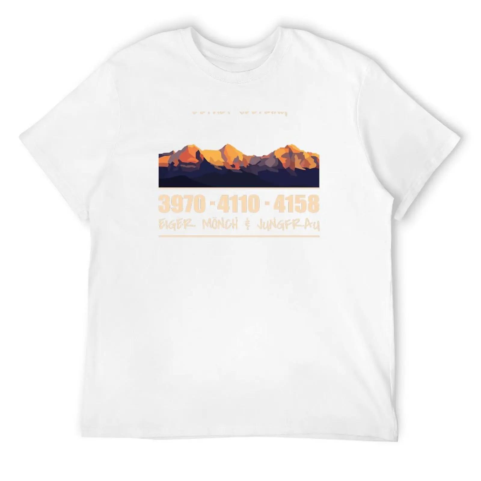 

Эйгер МФутболка Nch Jungfrau Mountain Bernese Oberland Customizeds Cute Clothes T-Shirt Men S белый